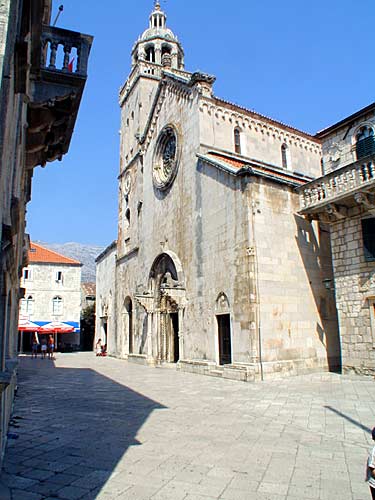 Cathedral Sveti Marko at town's Main Square